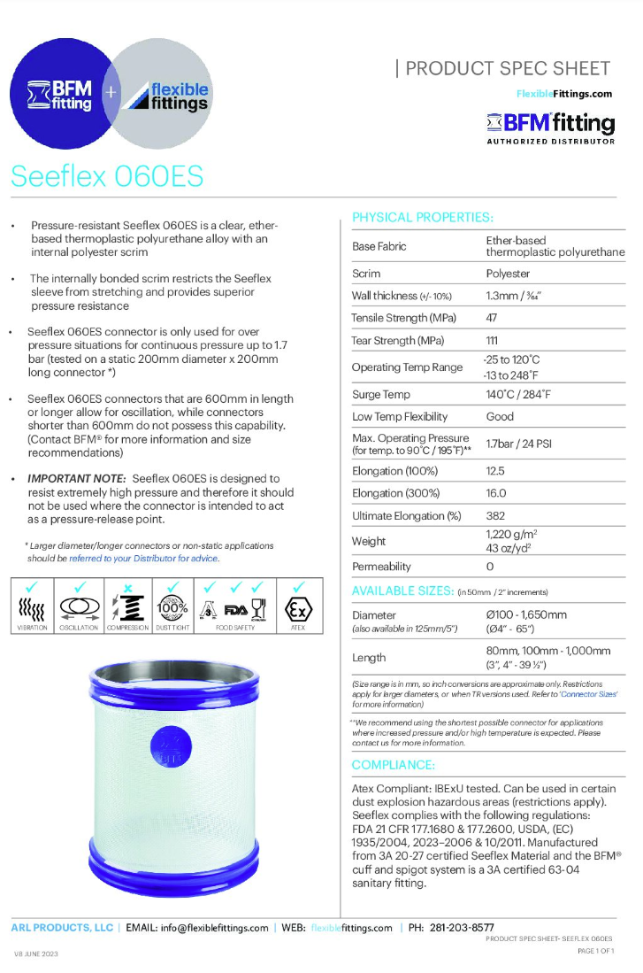 Seeflex 060ES Spec Sheet